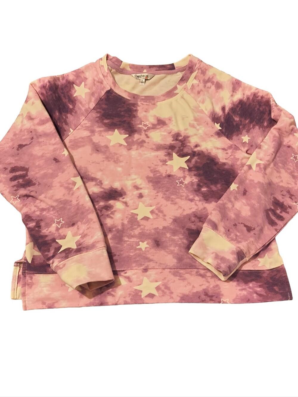 Wildfox Pink and Purple Star Kids Sweatshirt